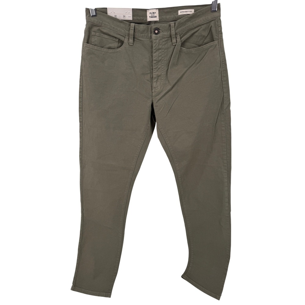 Flint & Tinder Men's Olive Chinos NWT